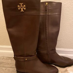 Brown Tory Burch boots
